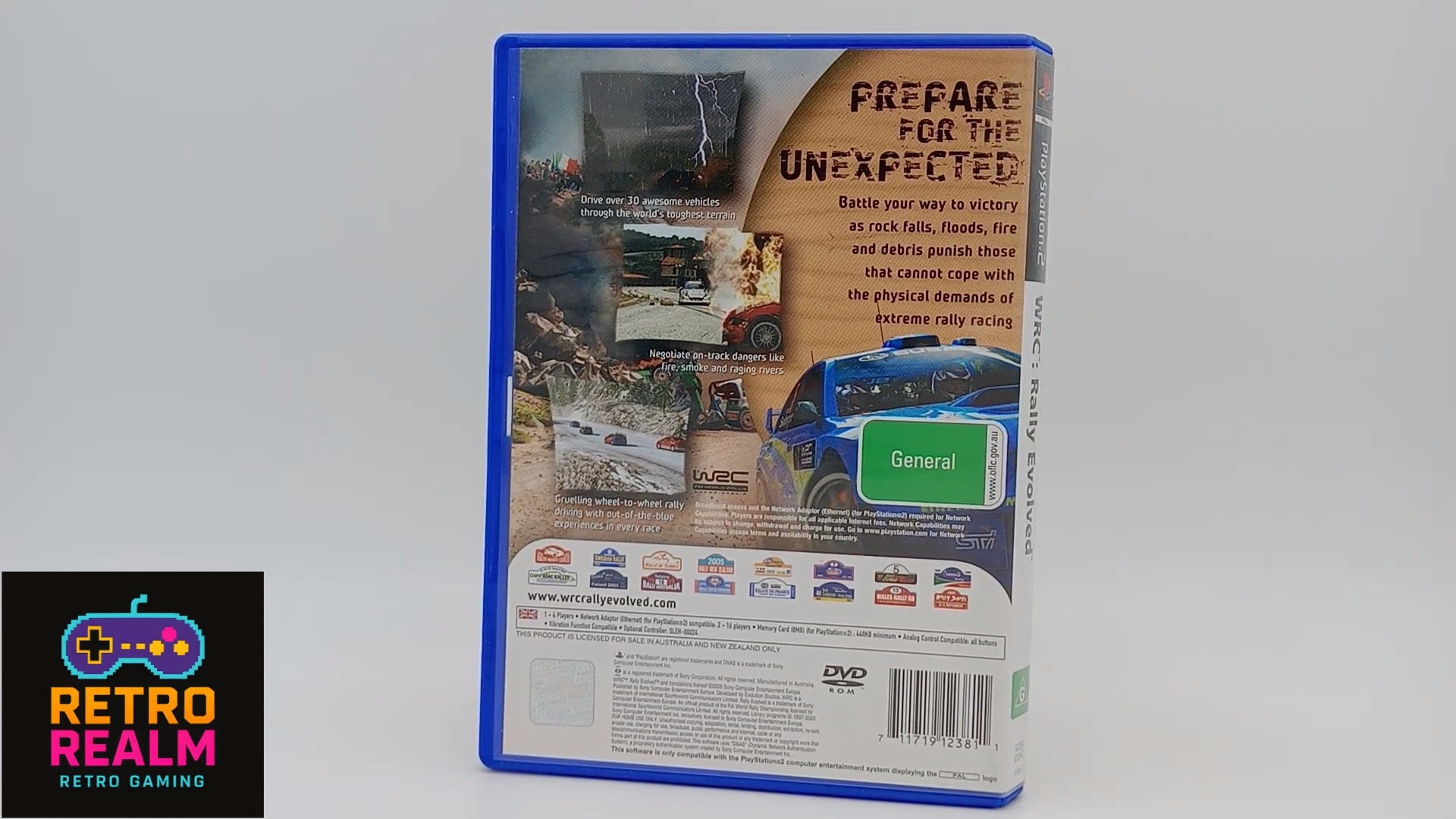 WRC: Rally Evolved PAL for PlayStation 2 with Manual CID