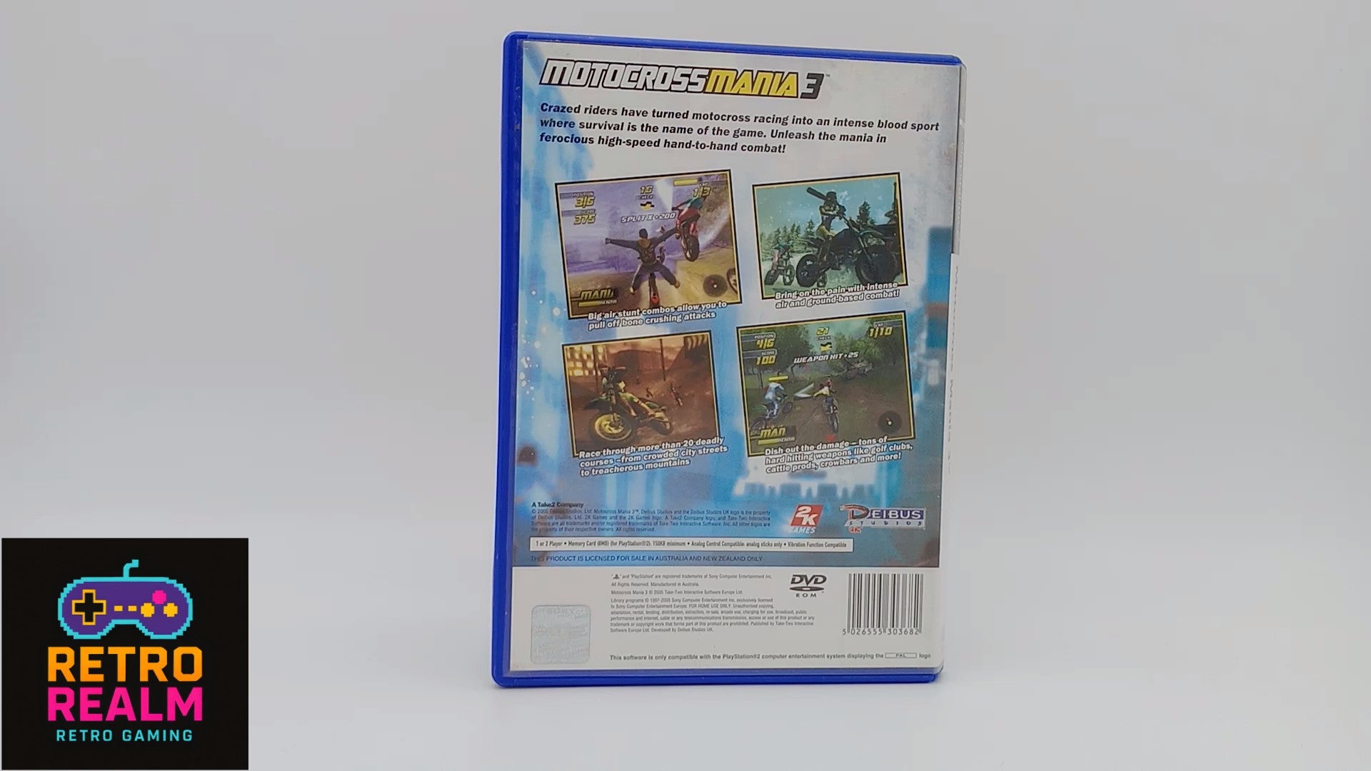 Motocross Mania 3 PAL for PlayStation 2 with Manual CID