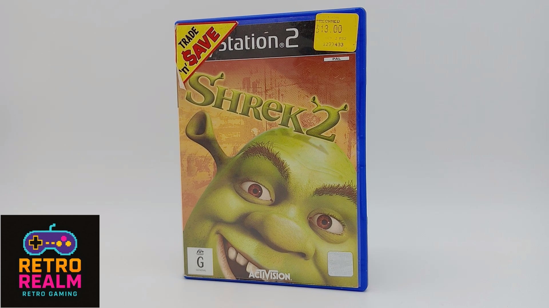 Shrek 2 PAL for PlayStation 2 with Manual CID