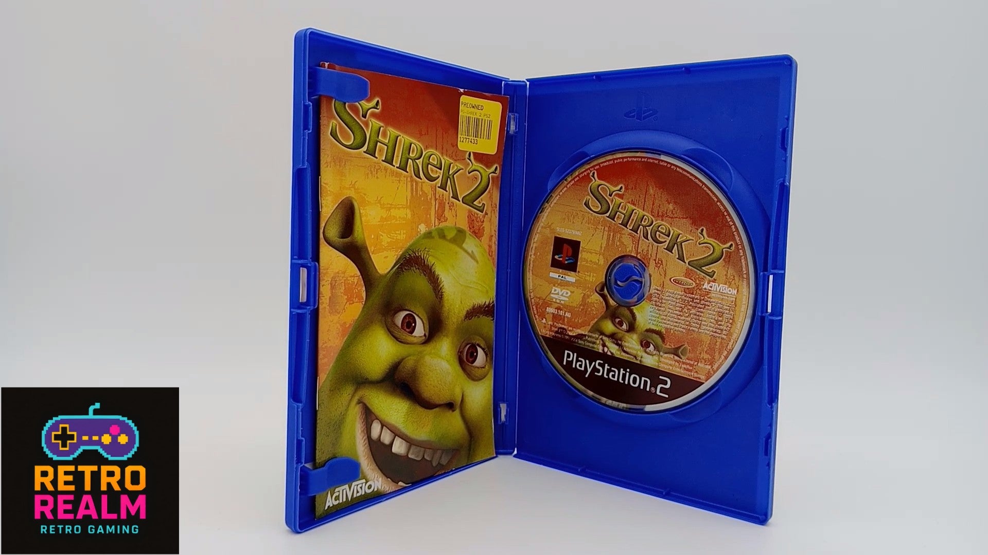 Shrek 2 PAL for PlayStation 2 with Manual CID