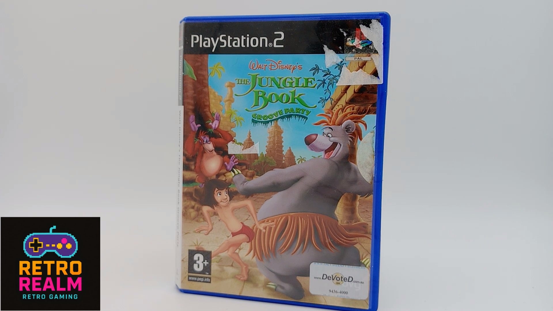 Walt Disney's The Jungle Book groove Party PAL for PlayStation 2 Ex-Rental with Manual CID