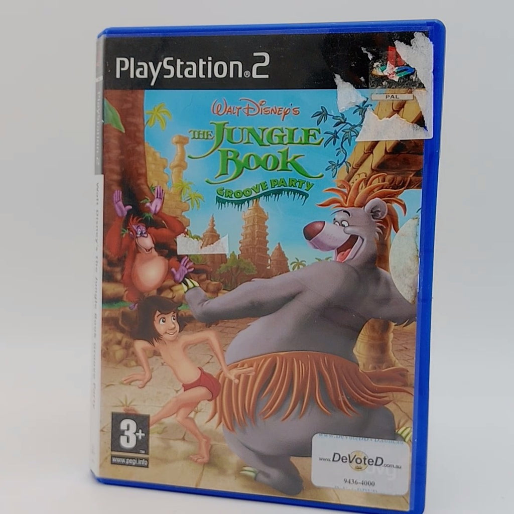 Walt Disney's The Jungle Book groove Party PAL for PlayStation 2 Ex-Rental with Manual CID