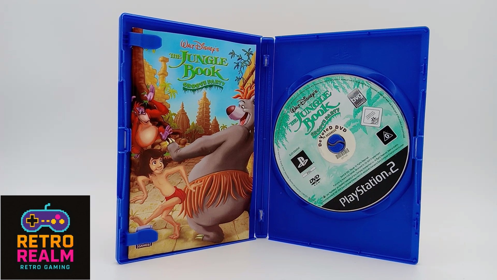 Walt Disney's The Jungle Book groove Party PAL for PlayStation 2 Ex-Rental with Manual CID