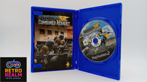 SOCOM U.S. Navy SEALs: Combined Assault PAL for PlayStation 2 Ex-Rental with Manual CID