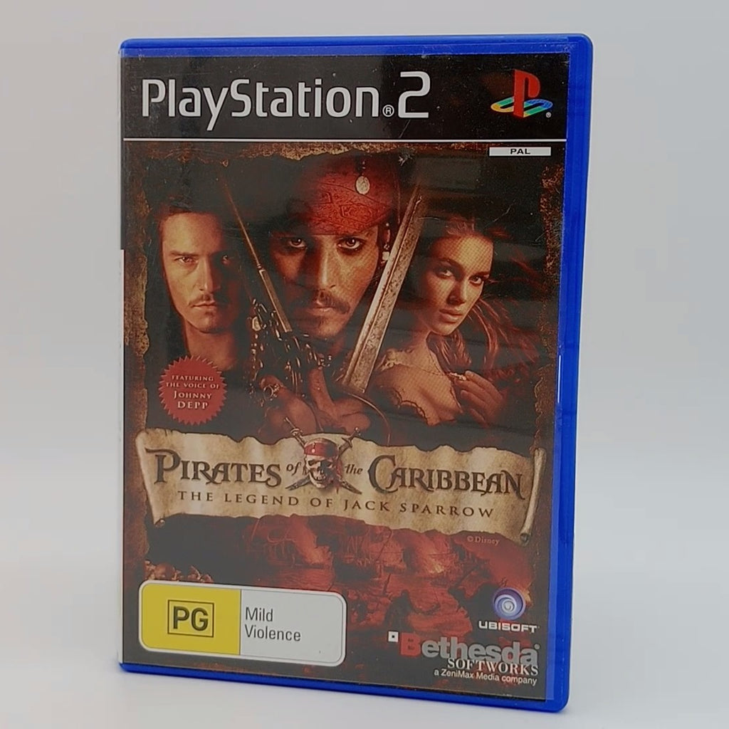 Pirates of the Caribbean The Legend Of Jack Sparrow PAL for PlayStation 2 with Manual CIB