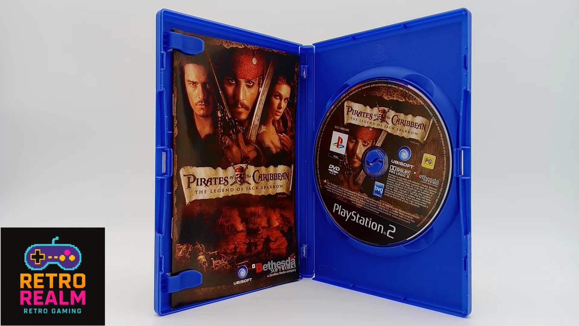 Pirates of the Caribbean The Legend Of Jack Sparrow PAL for PlayStation 2 with Manual CIB