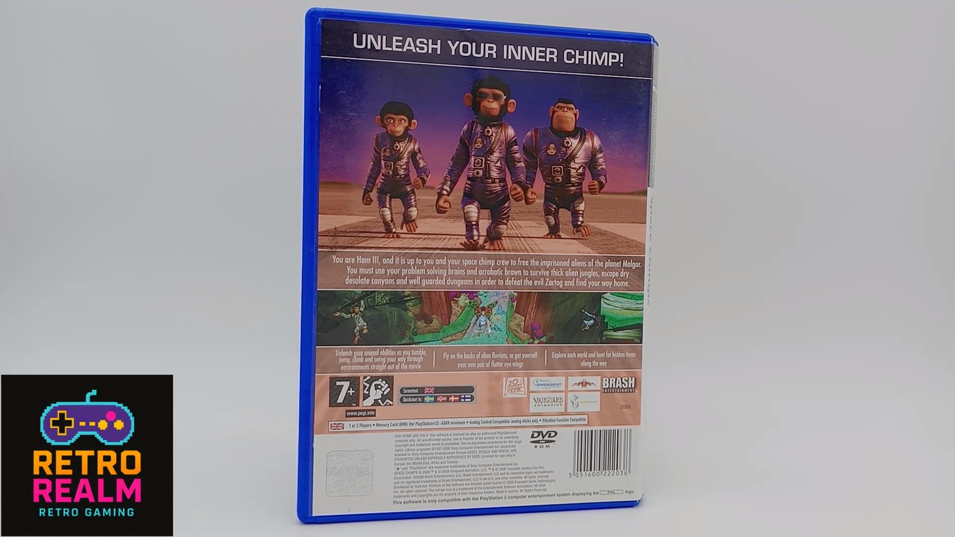 Space Chimps PAL for PlayStation 2 with Manual CIB