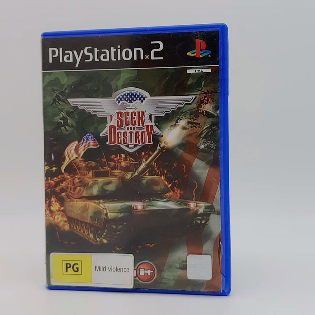 Seek And Destroy PAL for PlayStation 2 with Manual CIB