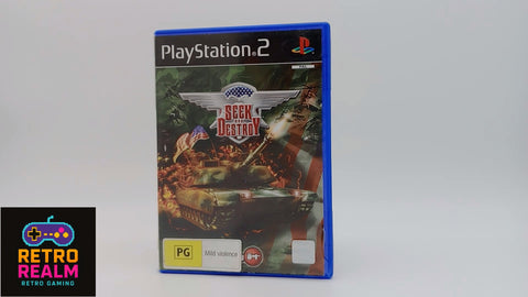 Seek And Destroy PAL for PlayStation 2 with Manual CIB