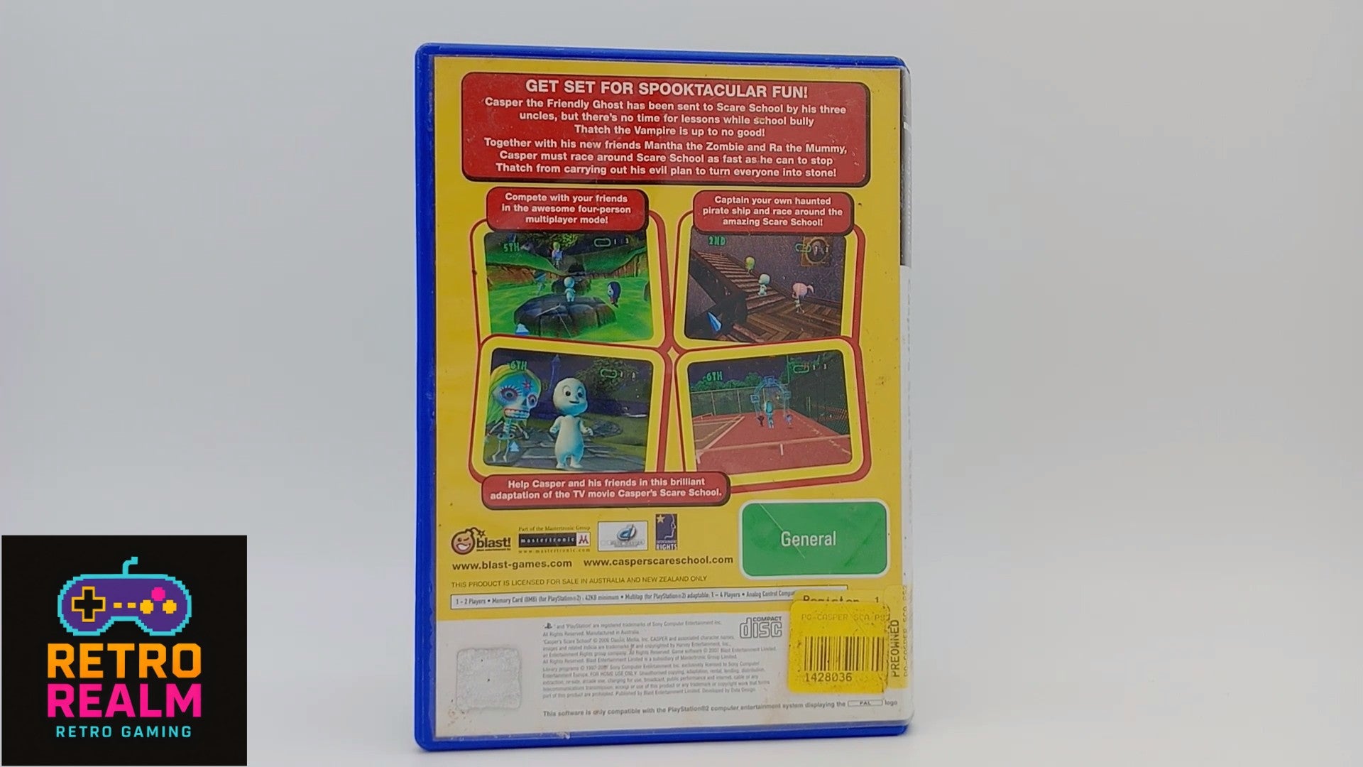 Casper's Scare School PAL for PlayStation 2 with Manual CIB
