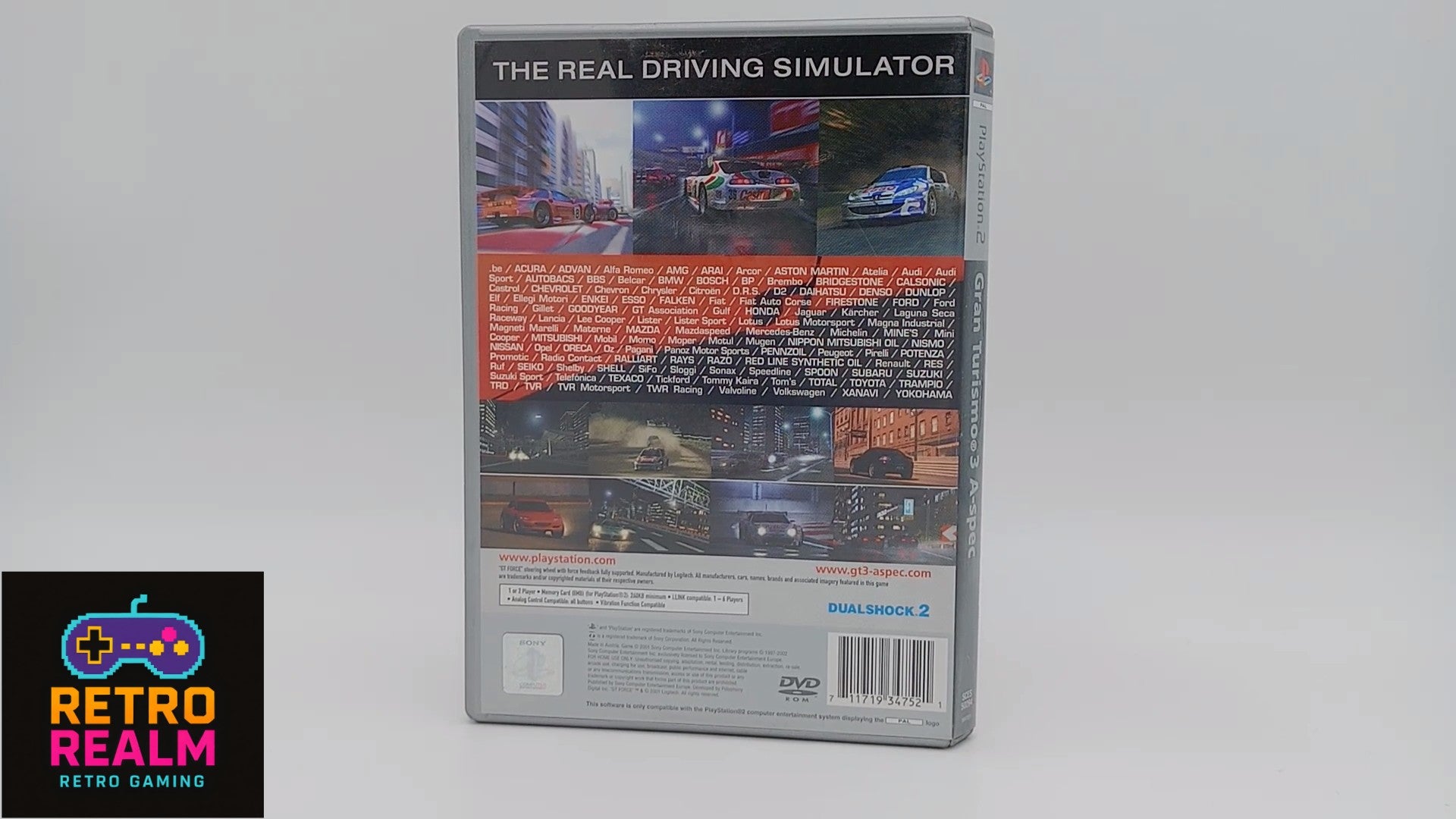 Gran Turismo 3 A-spec PAL for PlayStation 2 with Manual CIB