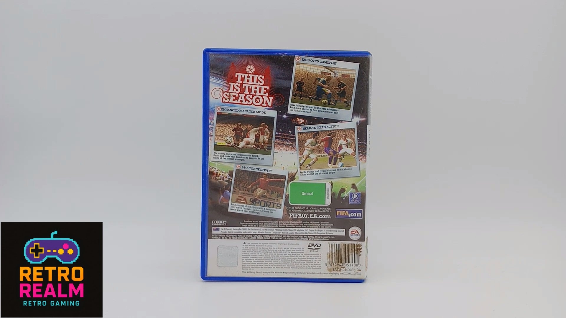 EA Sports FIFA 07 PAL for PlayStation 2 with Manual CIB