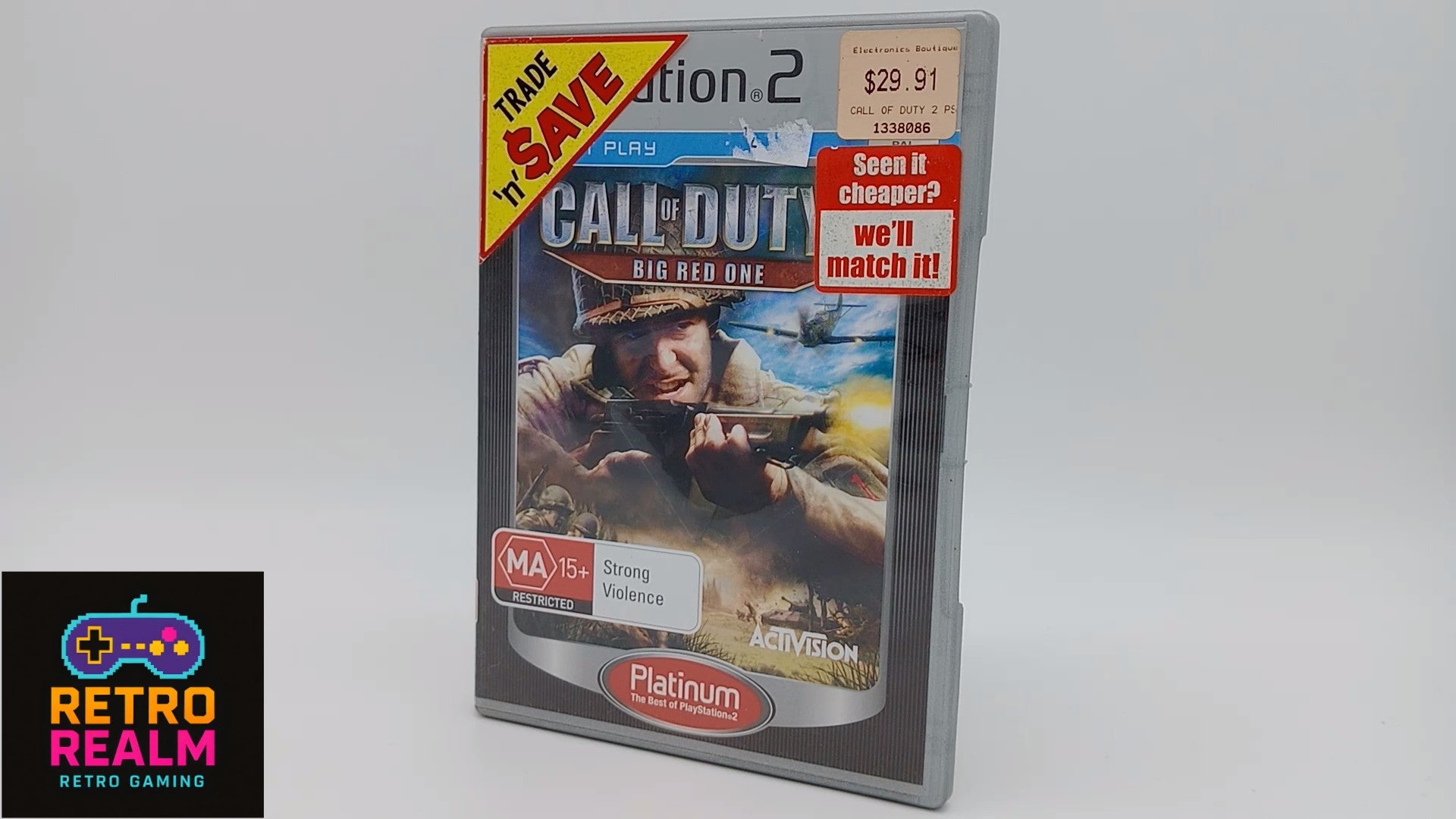 Call Of Duty 2: Big Red One PAL for PlayStation 2 with Manual CIB