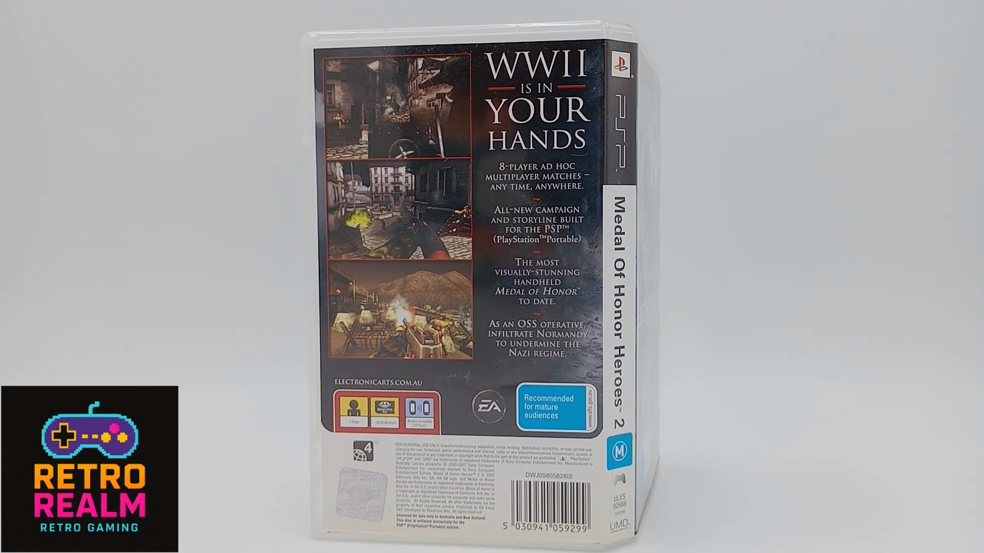 Medal of Honor Heroes 2 for PSP PlayStation Portable with Manual CIB