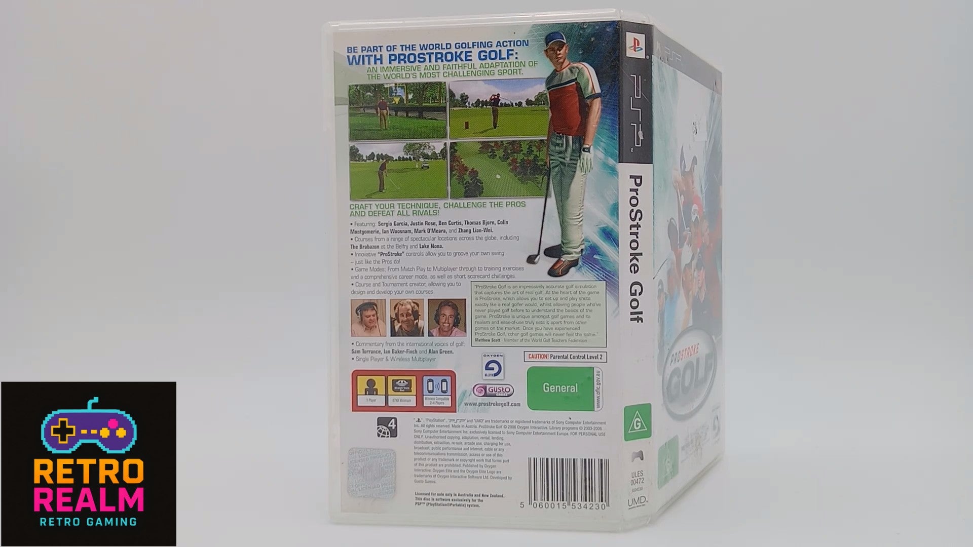 ProStroke Golf for PSP PlayStation Portable with Manual CIB