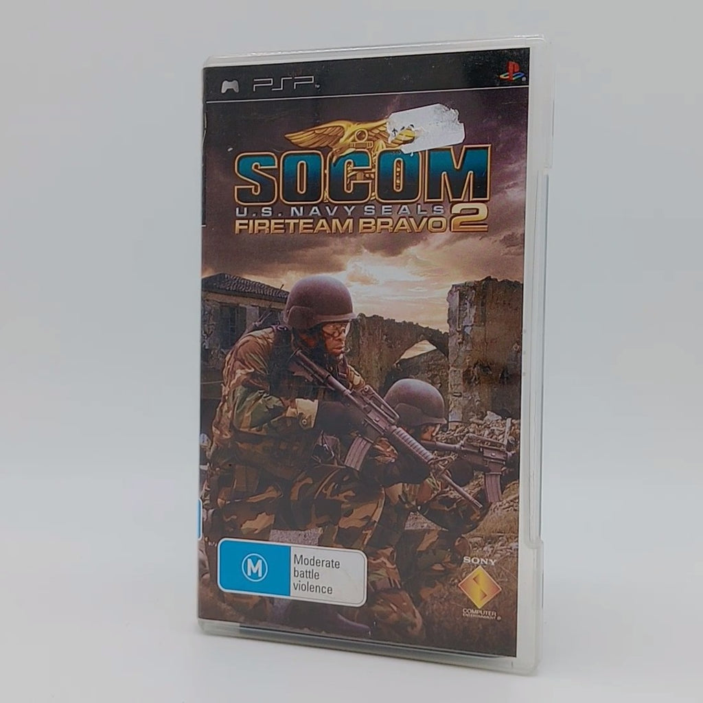 SOCOM U.S. Navy SEALs: Fireteam Bravo 2 for PSP PlayStation Portable with Manual CIB