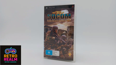 SOCOM U.S. Navy SEALs: Fireteam Bravo 2 for PSP PlayStation Portable with Manual CIB
