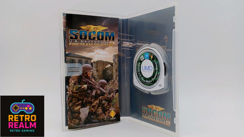 SOCOM U.S. Navy SEALs: Fireteam Bravo 2 for PSP PlayStation Portable with Manual CIB