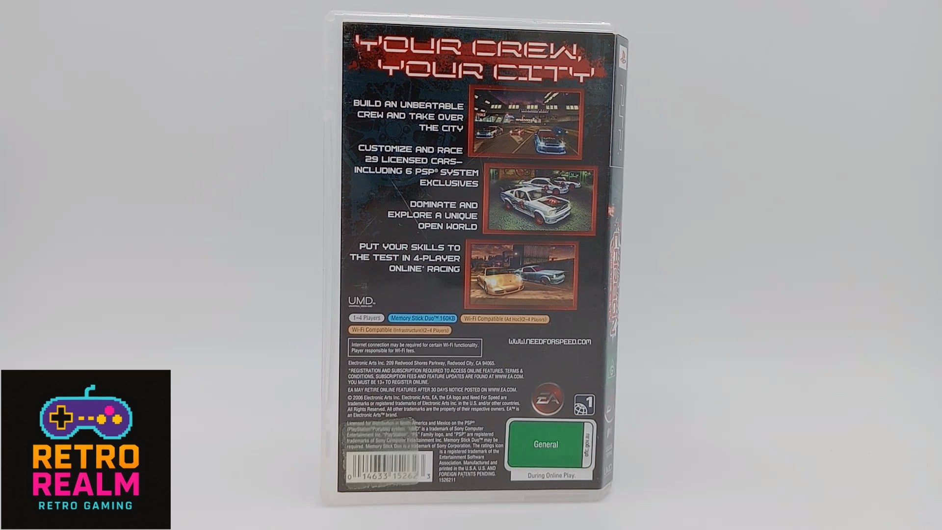 Need For Speed Carbon Own The City for PSP PlayStation Portable with Manual CIB