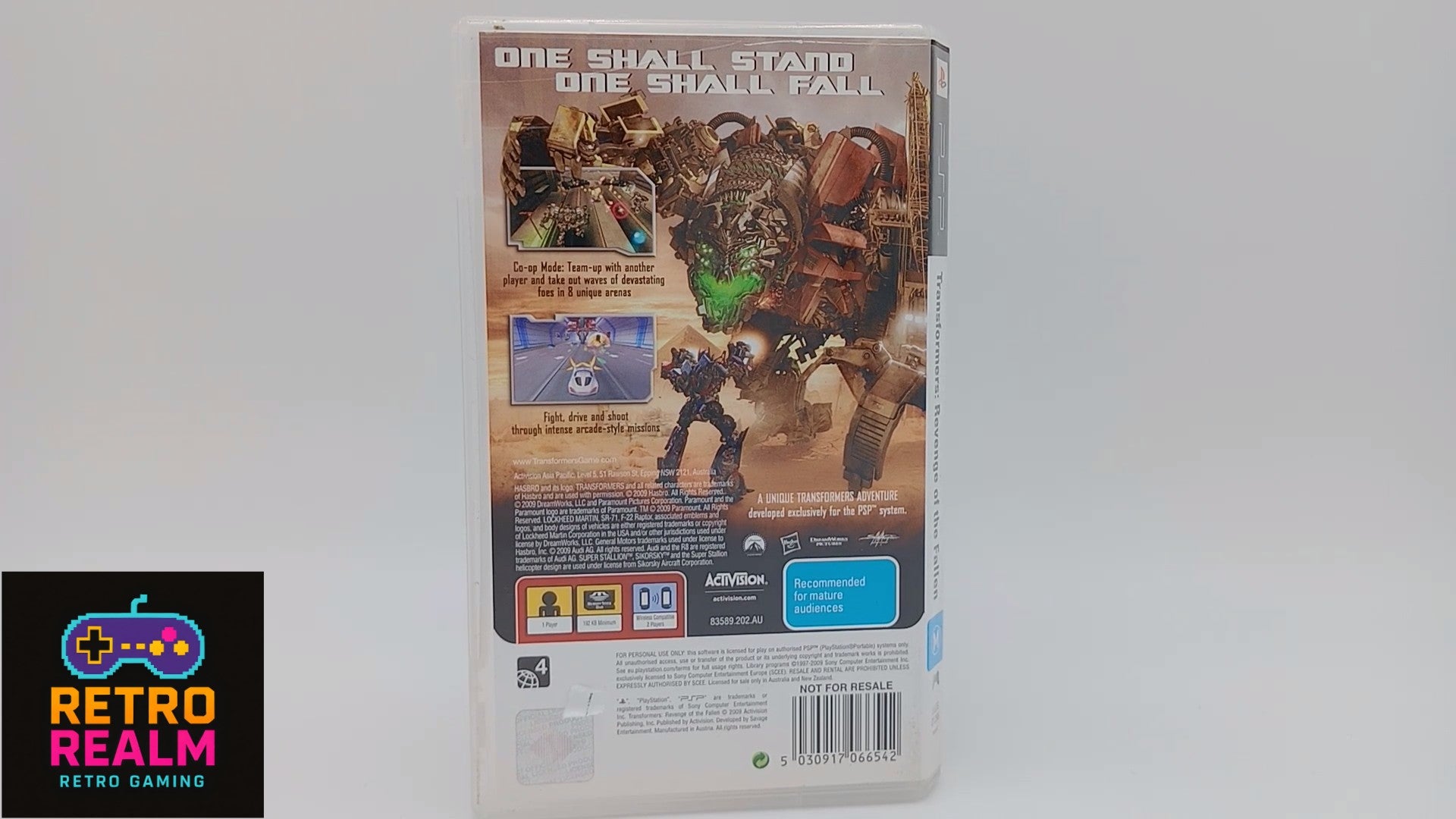 Transformers: Revenge of the Fallen for PSP PlayStation Portable with Manual CIB