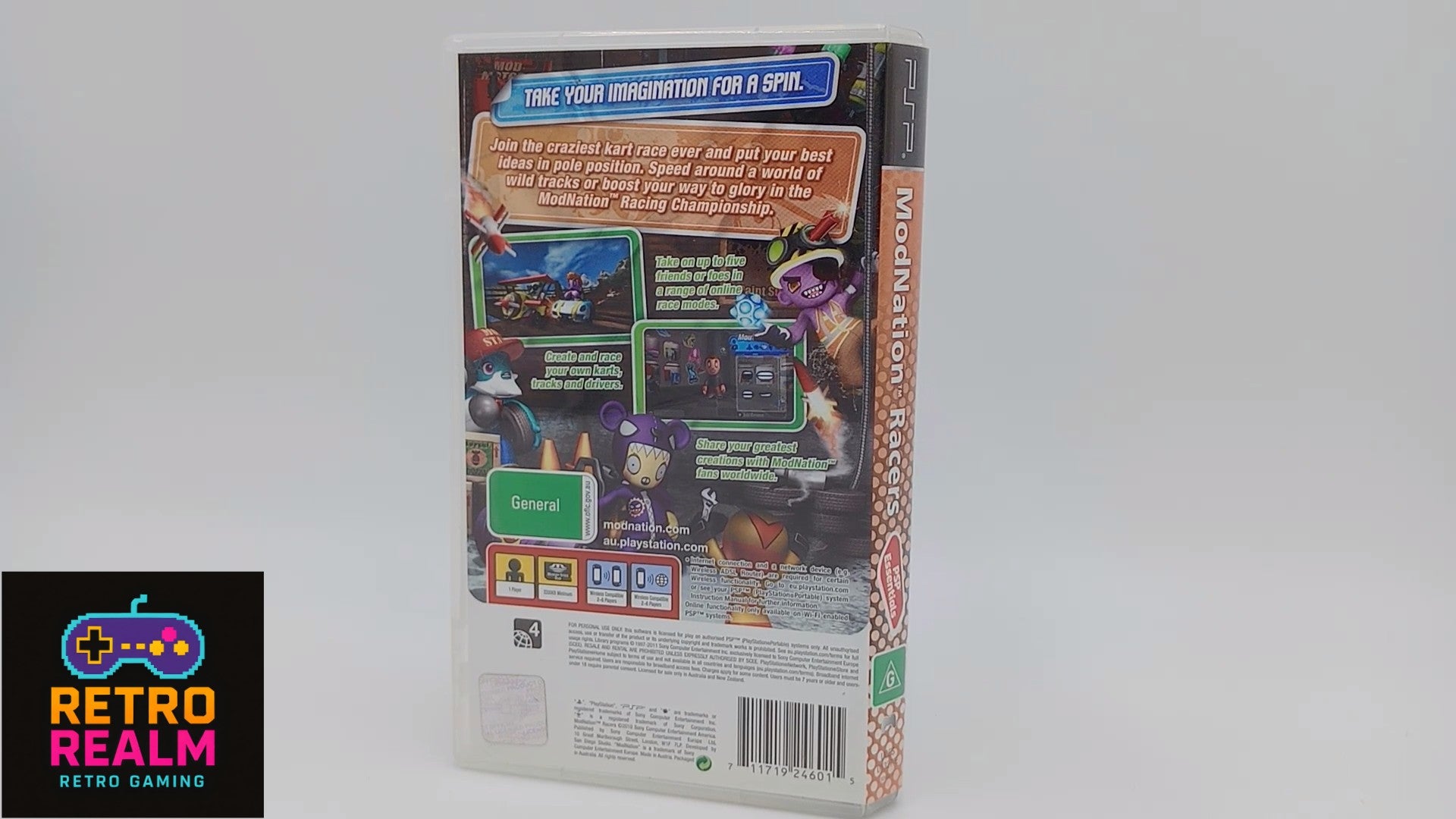 ModNation Racers for PSP PlayStation Portable with Manual CIB