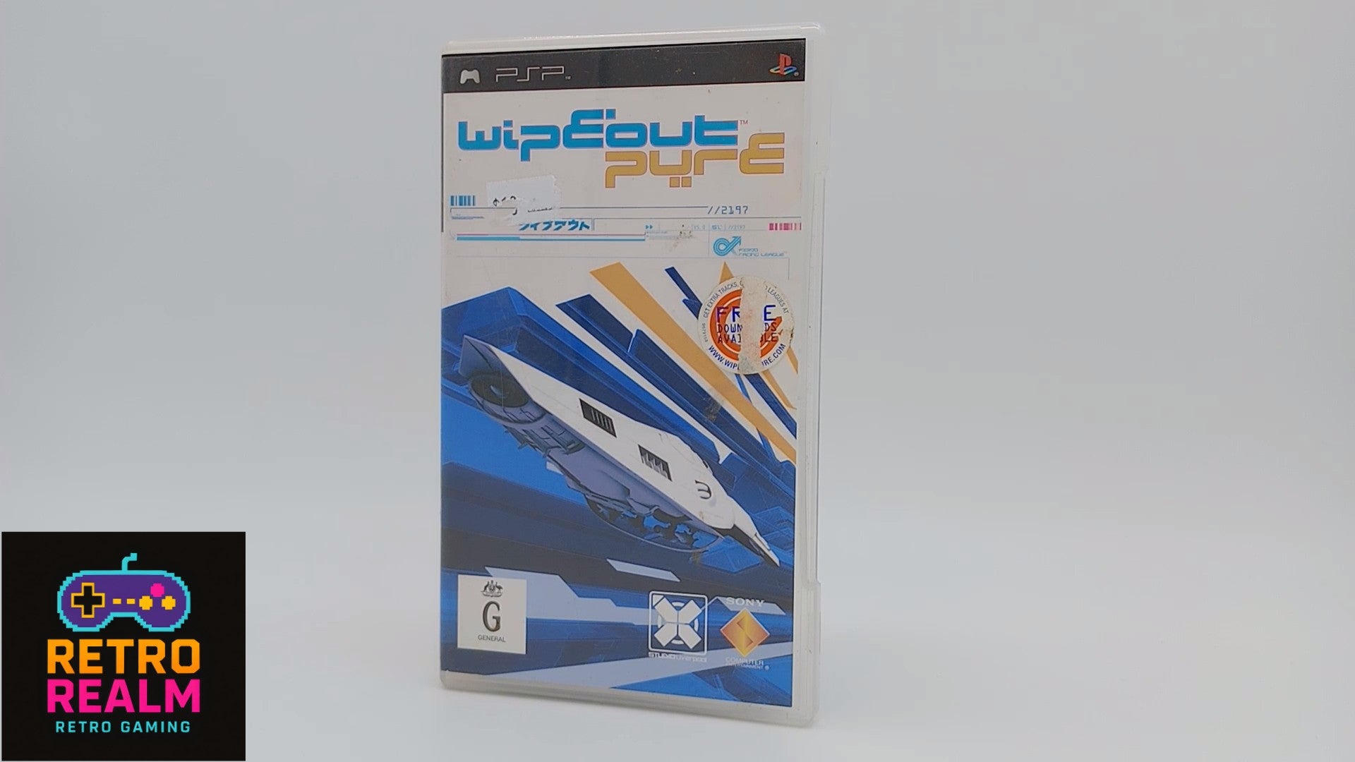 WipEout Pure for PSP PlayStation Portable with Manual CIB