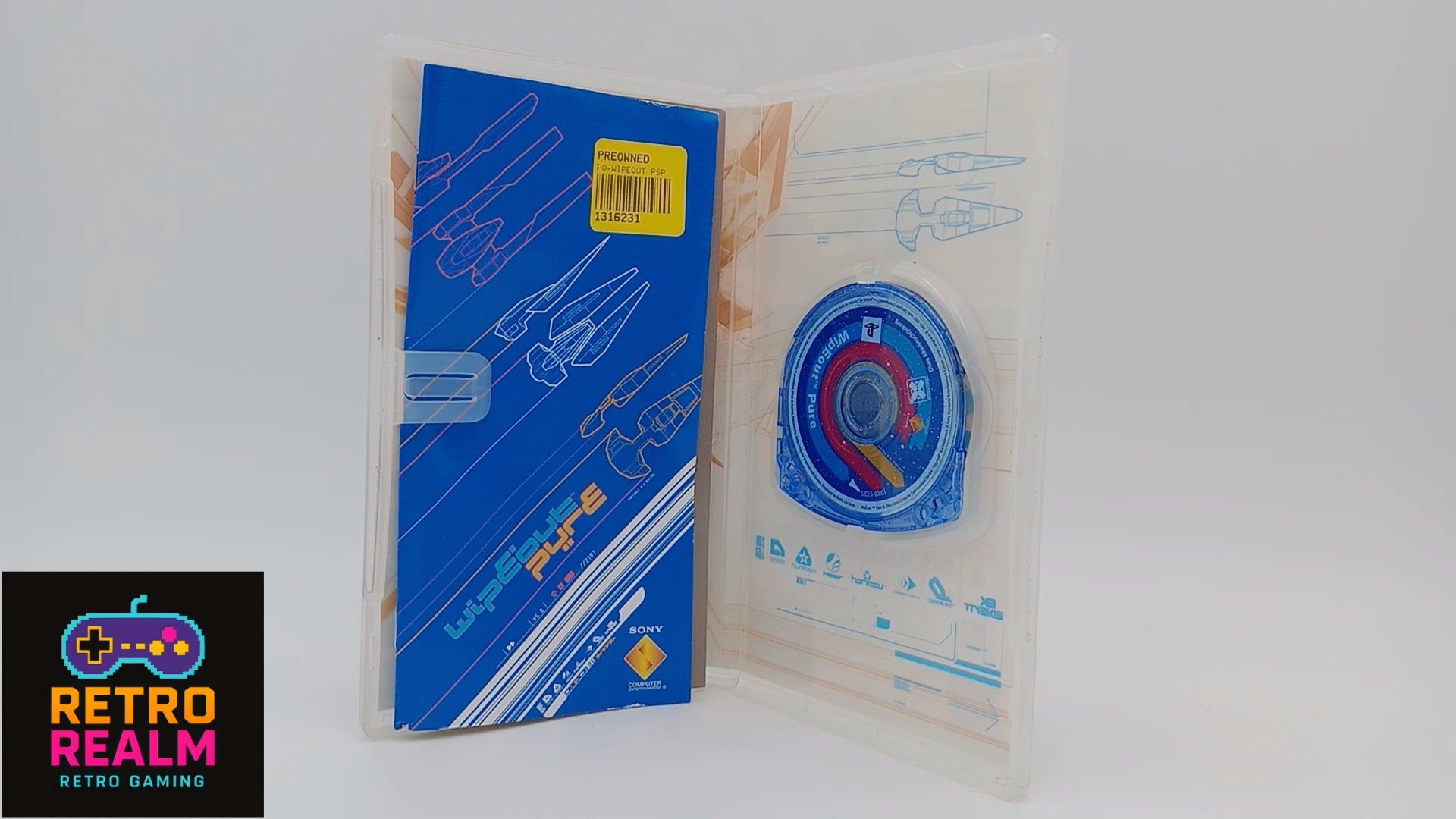 WipEout Pure for PSP PlayStation Portable with Manual CIB