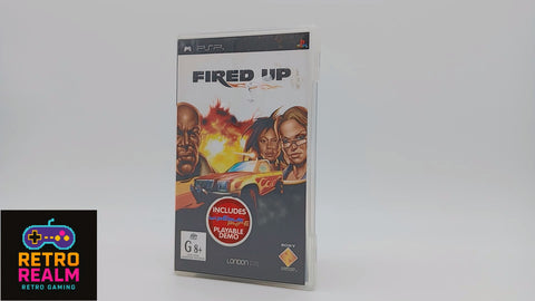 Fired Up for PSP PlayStation Portable with Manual CIB