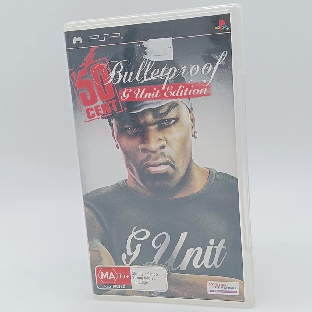 50 Cent Bulletproof G Unit Edition for PSP PlayStation Portable no Manual