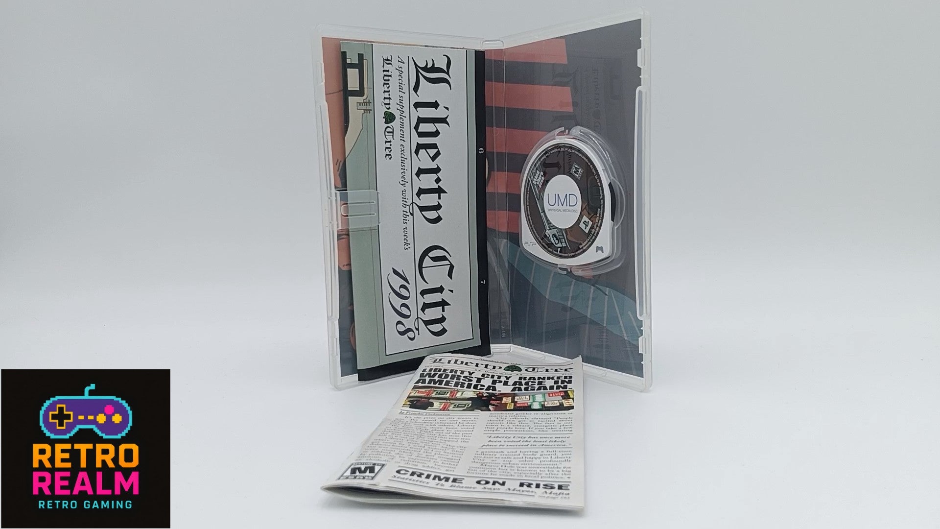 Grand Theft Auto Liberty city Stories for PSP PlayStation Portable with Map & Manual CIB