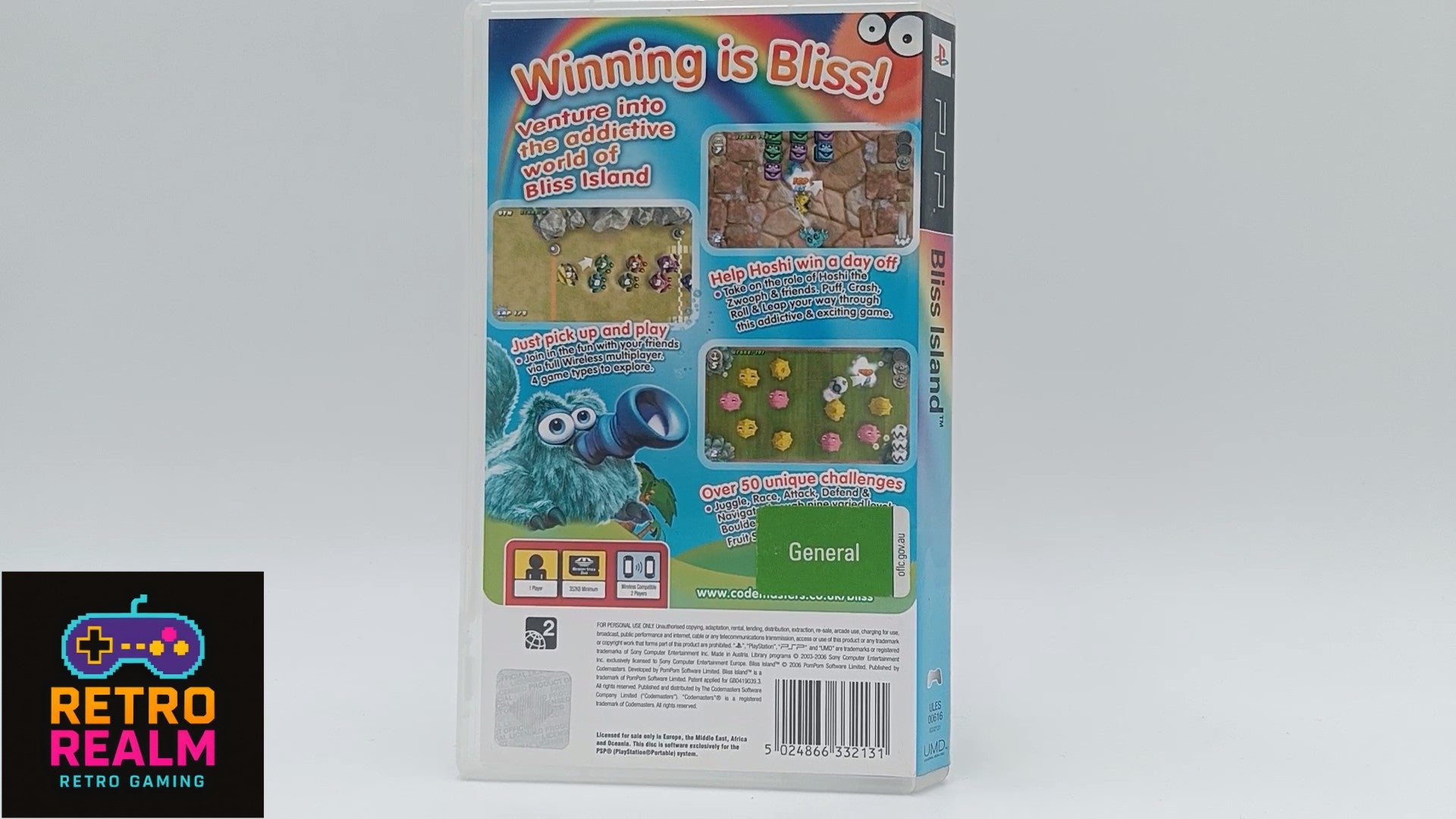 Bliss Island for PSP PlayStation Portable with Manual CIB