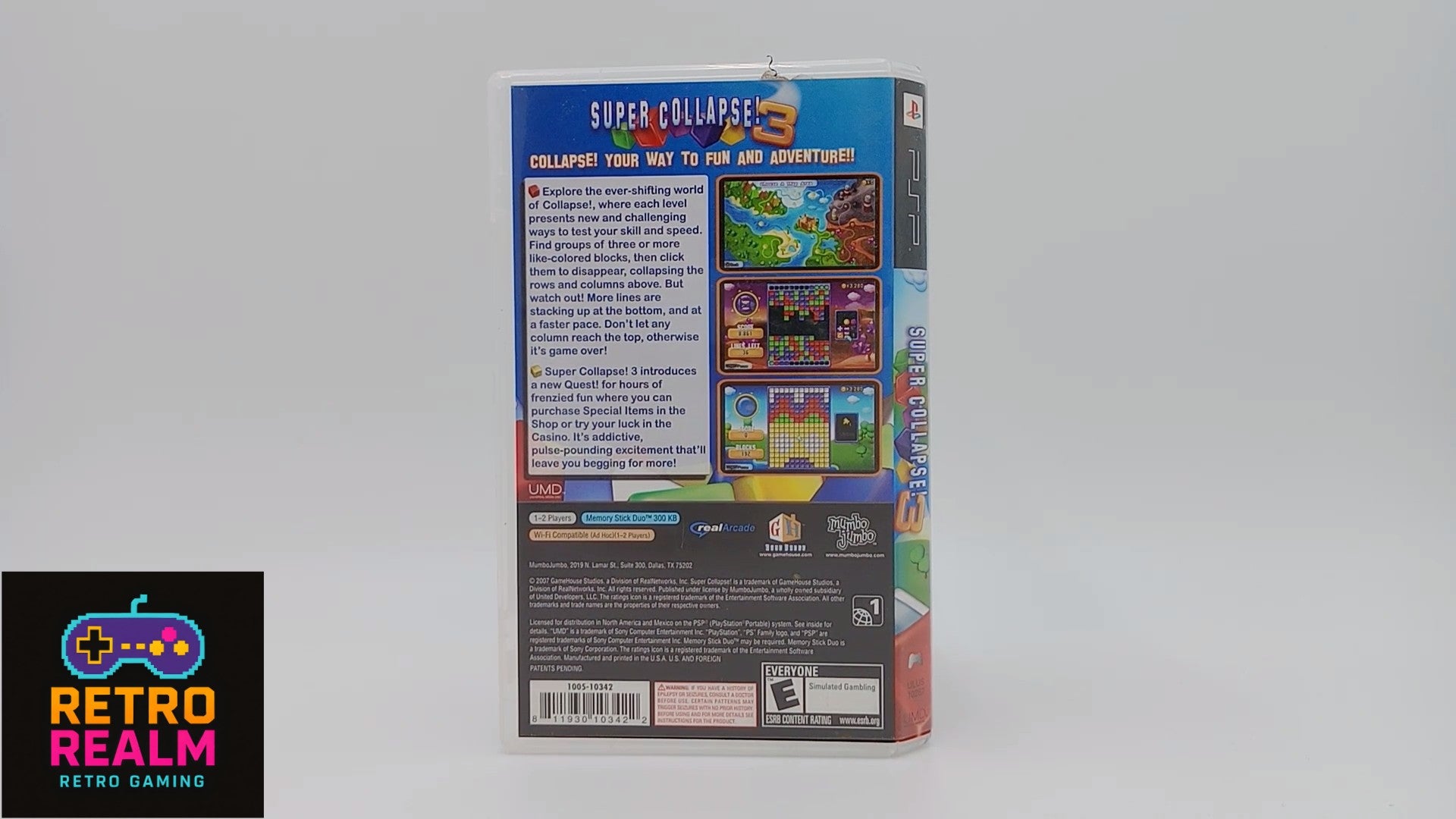 Super Collapse! 3 for PSP PlayStation Portable with Manual CIB