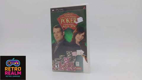 World Championship Poker Howard Lederer for PSP PlayStation Portable with Manual CIB