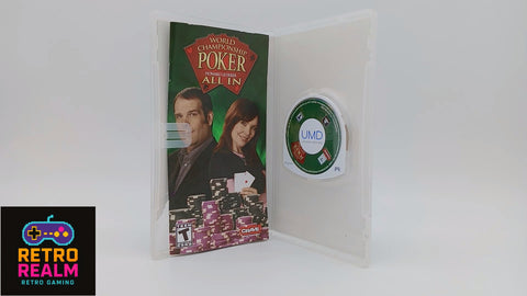 World Championship Poker Howard Lederer for PSP PlayStation Portable with Manual CIB