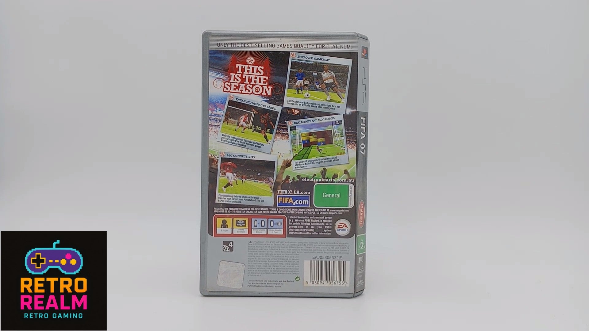 FIFA 07 for PSP PlayStation Portable with Manual CIB