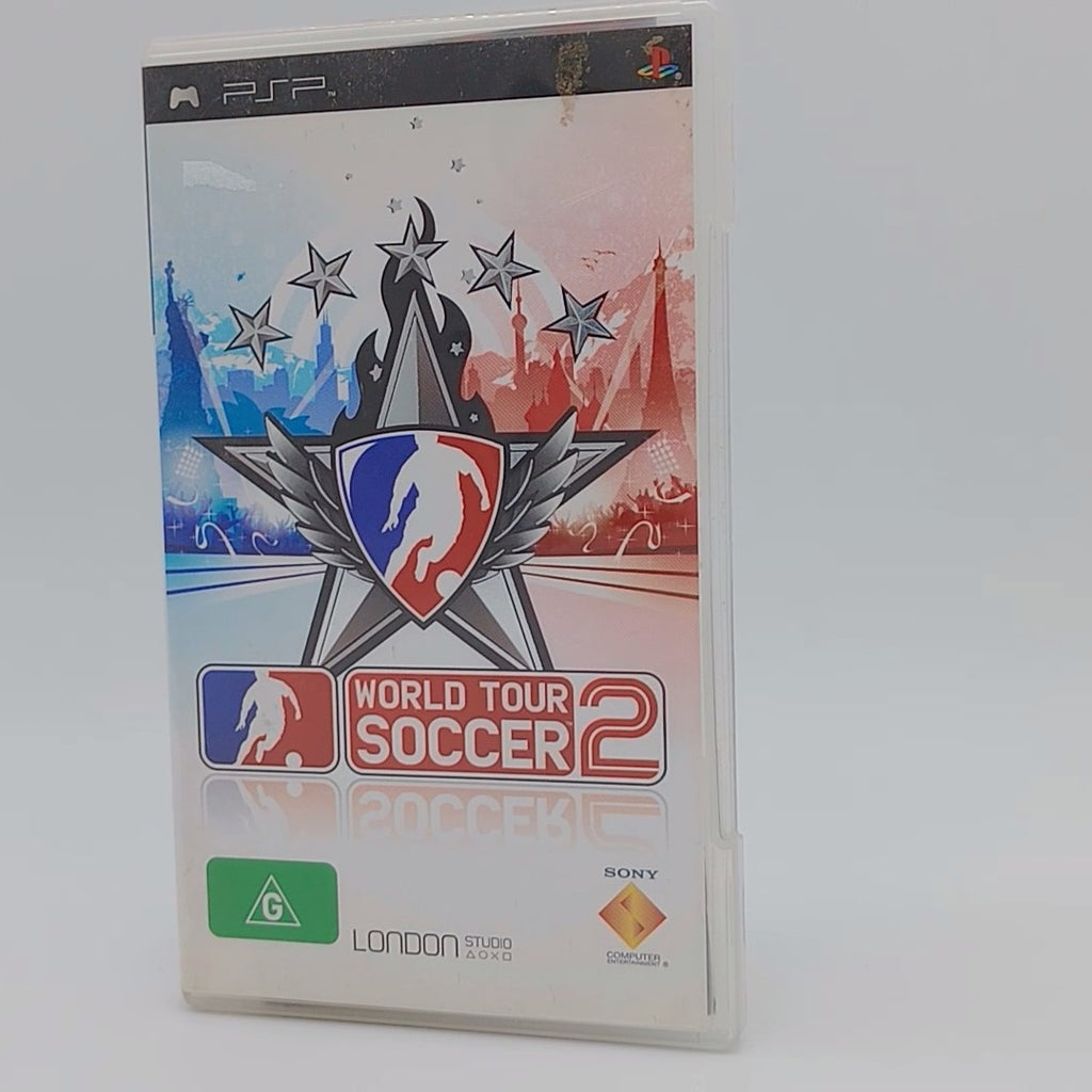 World Tour Soccer 2 for PSP PlayStation Portable with Manual CIB