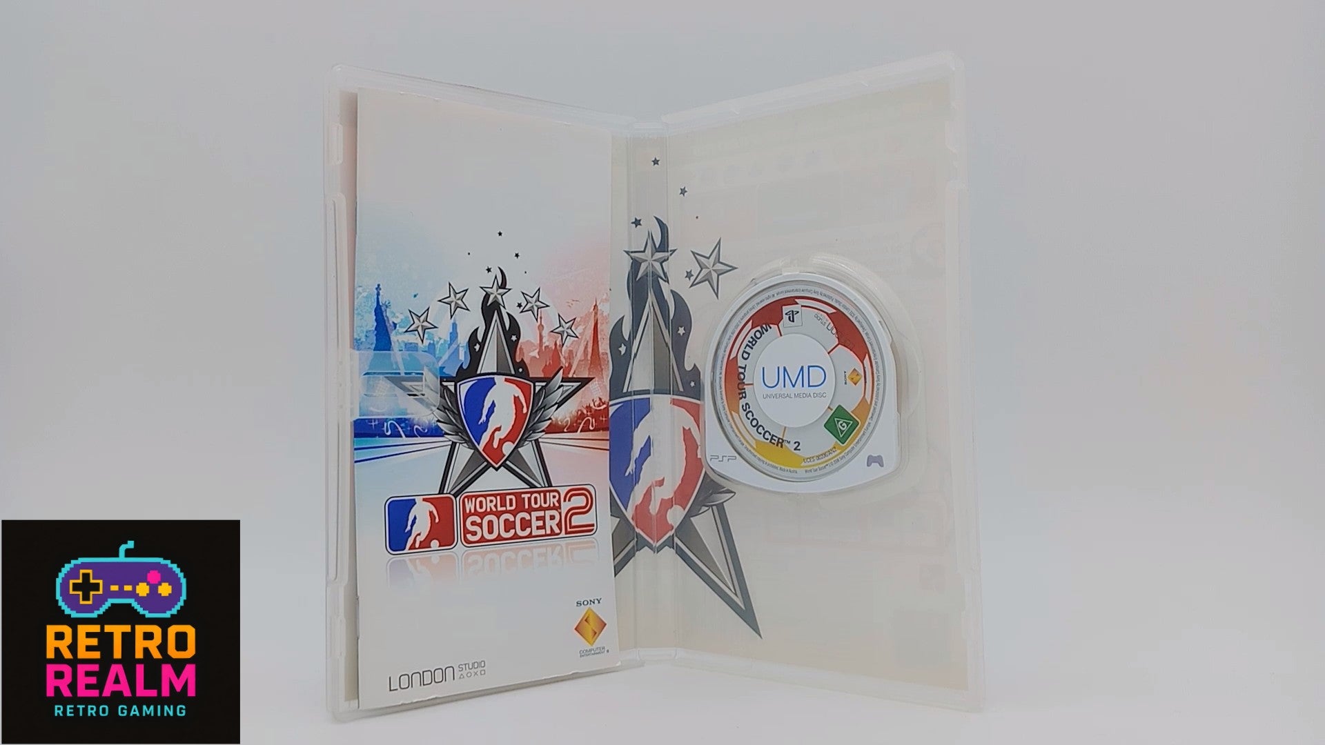 World Tour Soccer 2 for PSP PlayStation Portable with Manual CIB