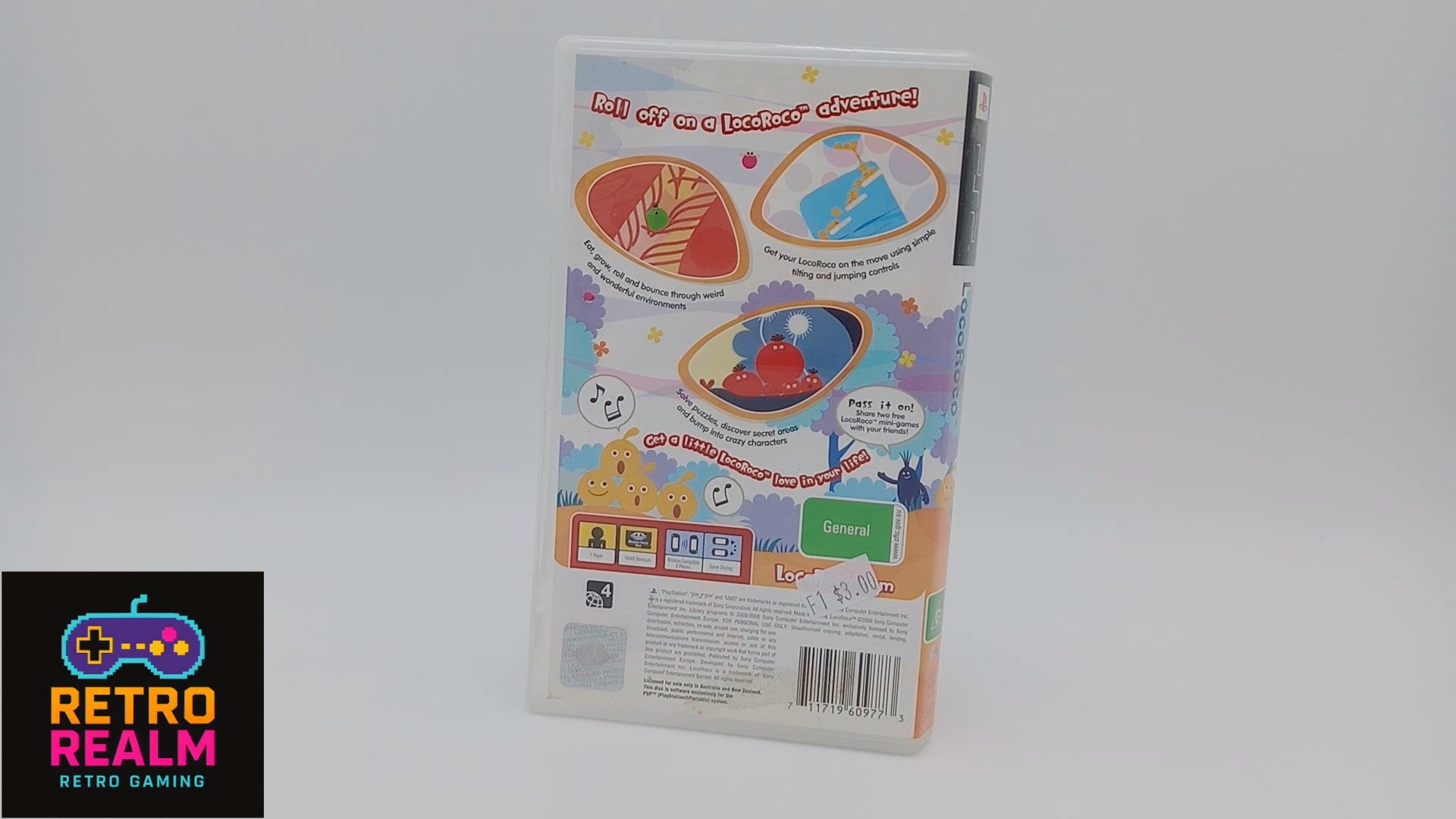 Loco Roco for PSP PlayStation Portable no Manual