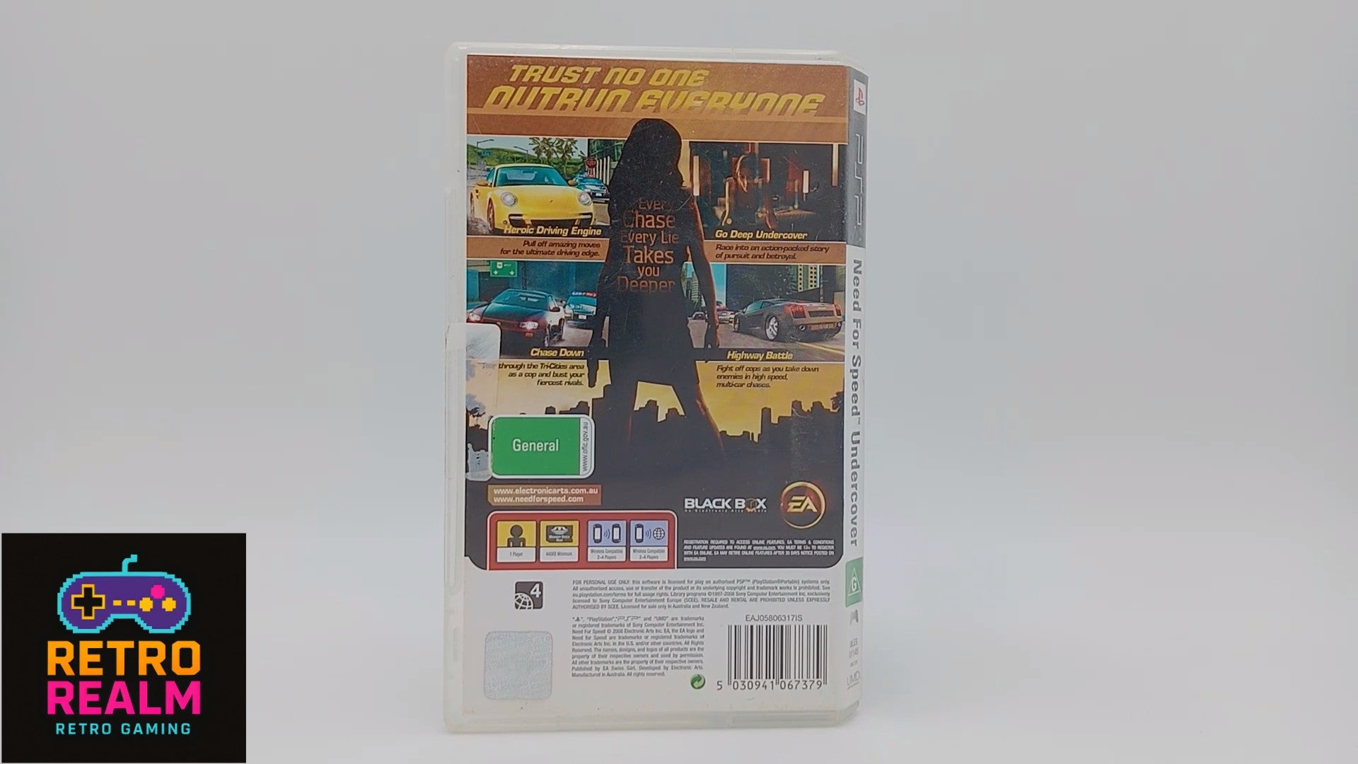 Need For Speed Undercover for PSP PlayStation Portable with Manual CIB