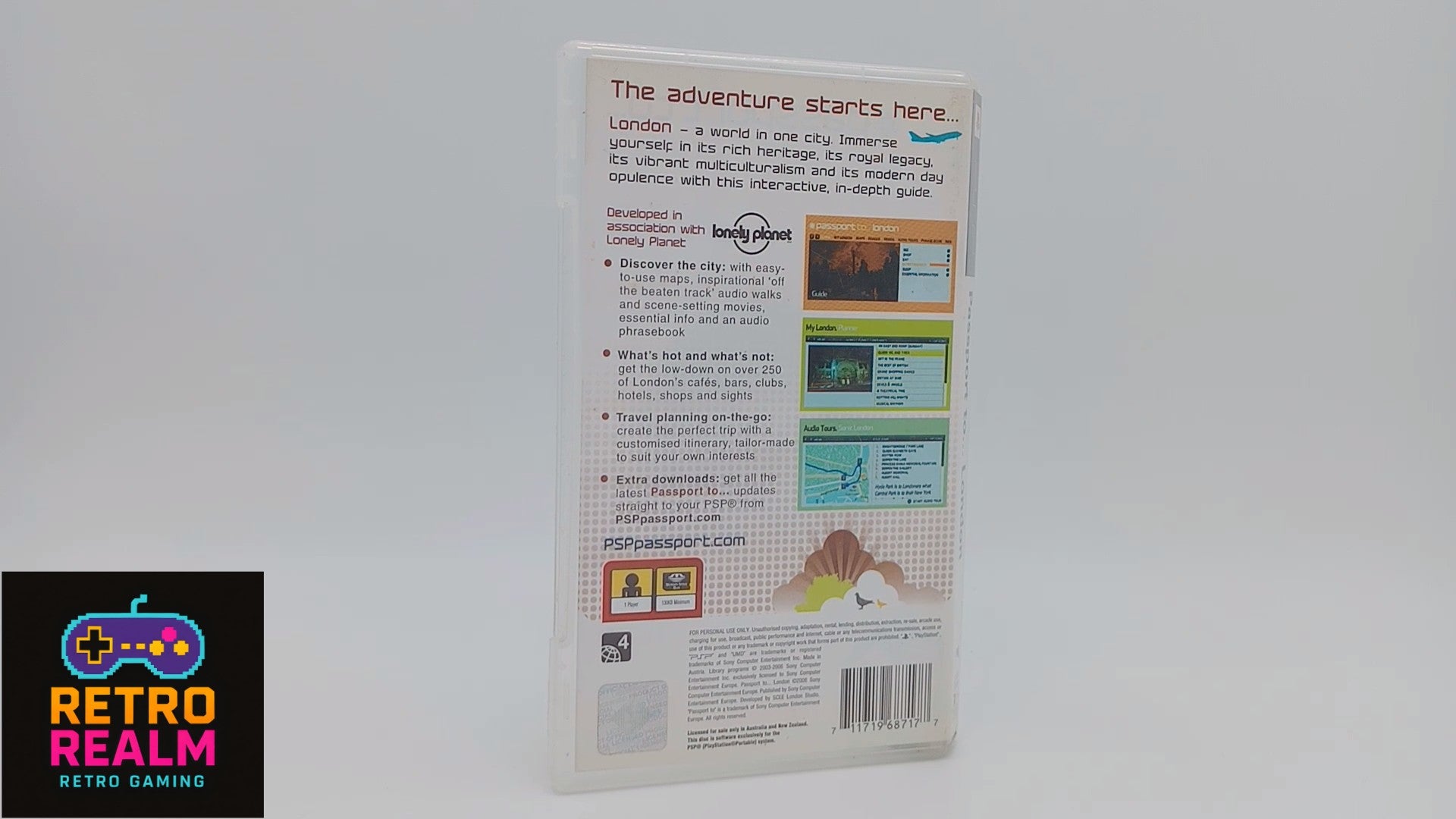 Passport to... London for PSP PlayStation Portable with Manual CIB