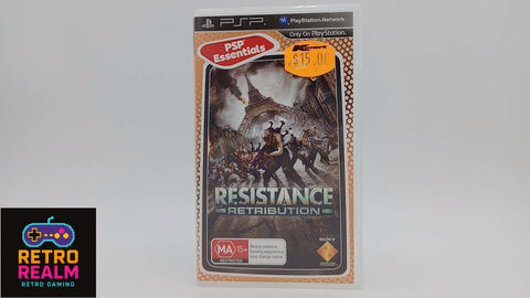 Resistance Retribution for PSP PlayStation Portable no Manual