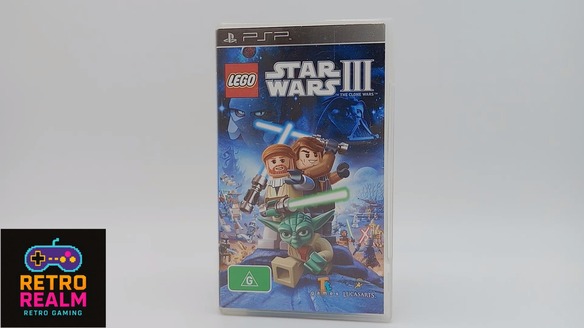 Lego Star Wars III The Clone Wars for PSP PlayStation Portable with Manual CIB