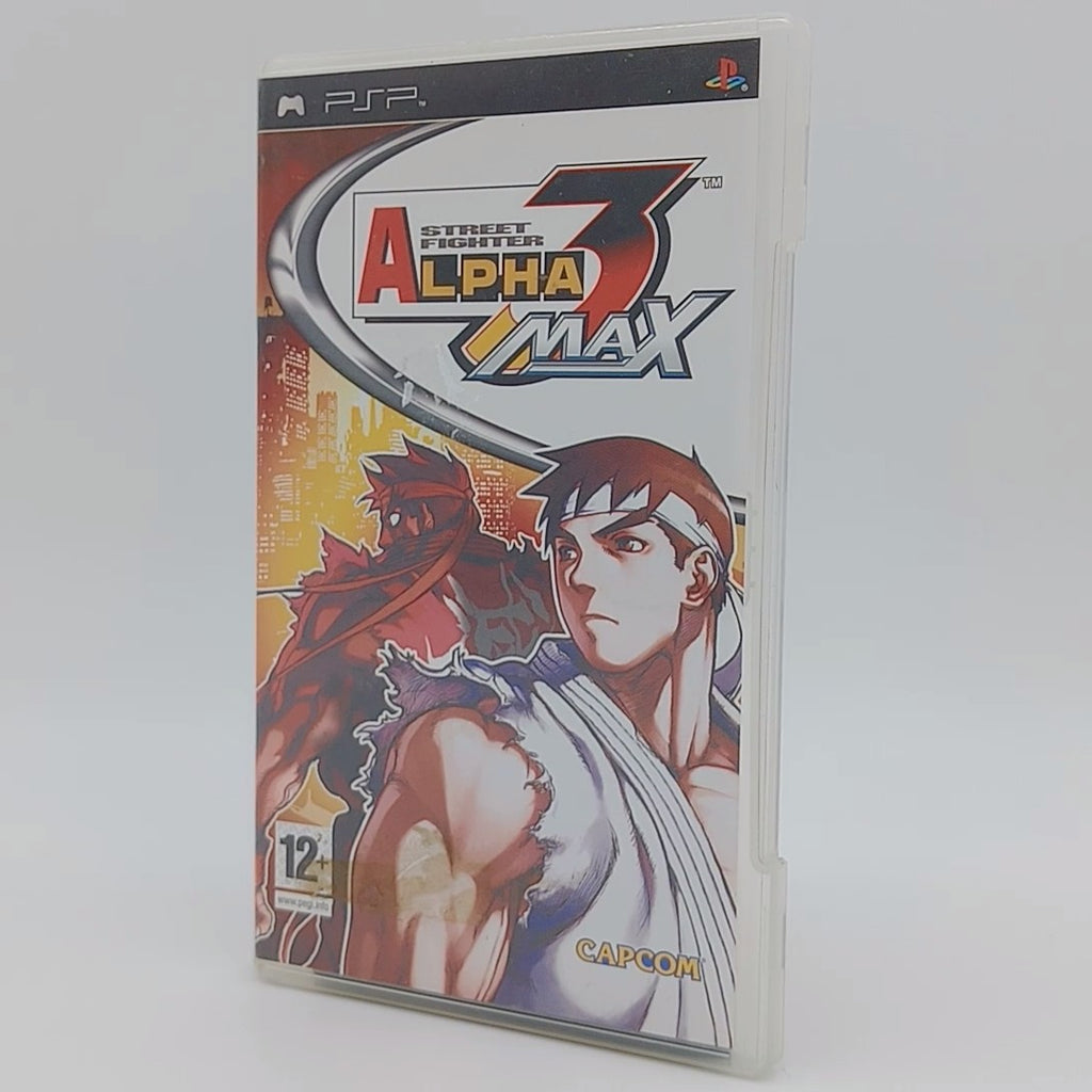 Street fighter Alpha3 Max PSP PlayStation Portable with Manual CIB