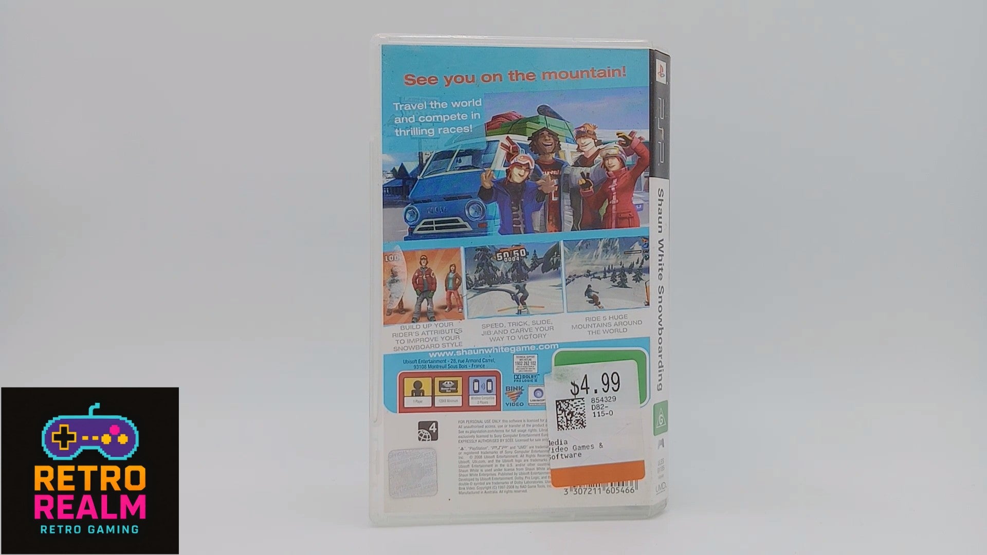 Shaun White Snowboarding for PSP PlayStation Portable with Manual CIB