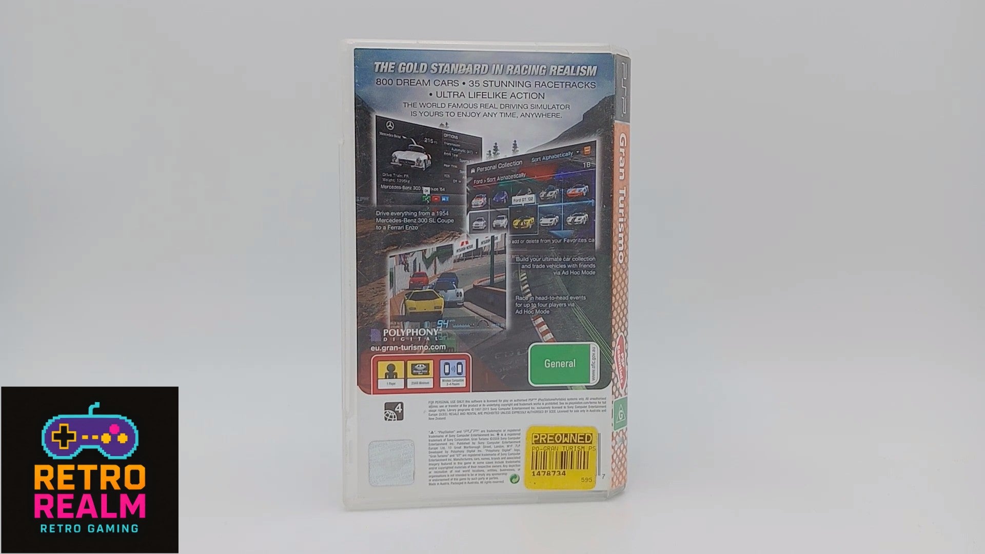 Gran Turismo for PSP PlayStation Portable with Manual CIB