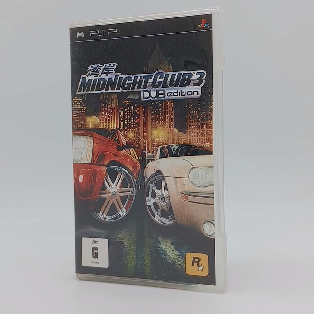 Midnight Club 3 DUB Edition for PSP PlayStation Portable with Manual CIB