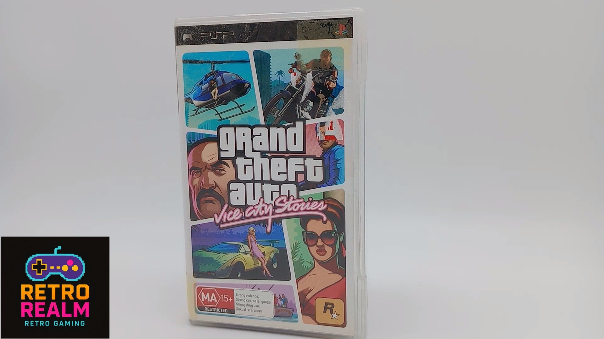 Grand Theft Auto Vice city Stories for PSP PlayStation Portable with Manual & Map CIB