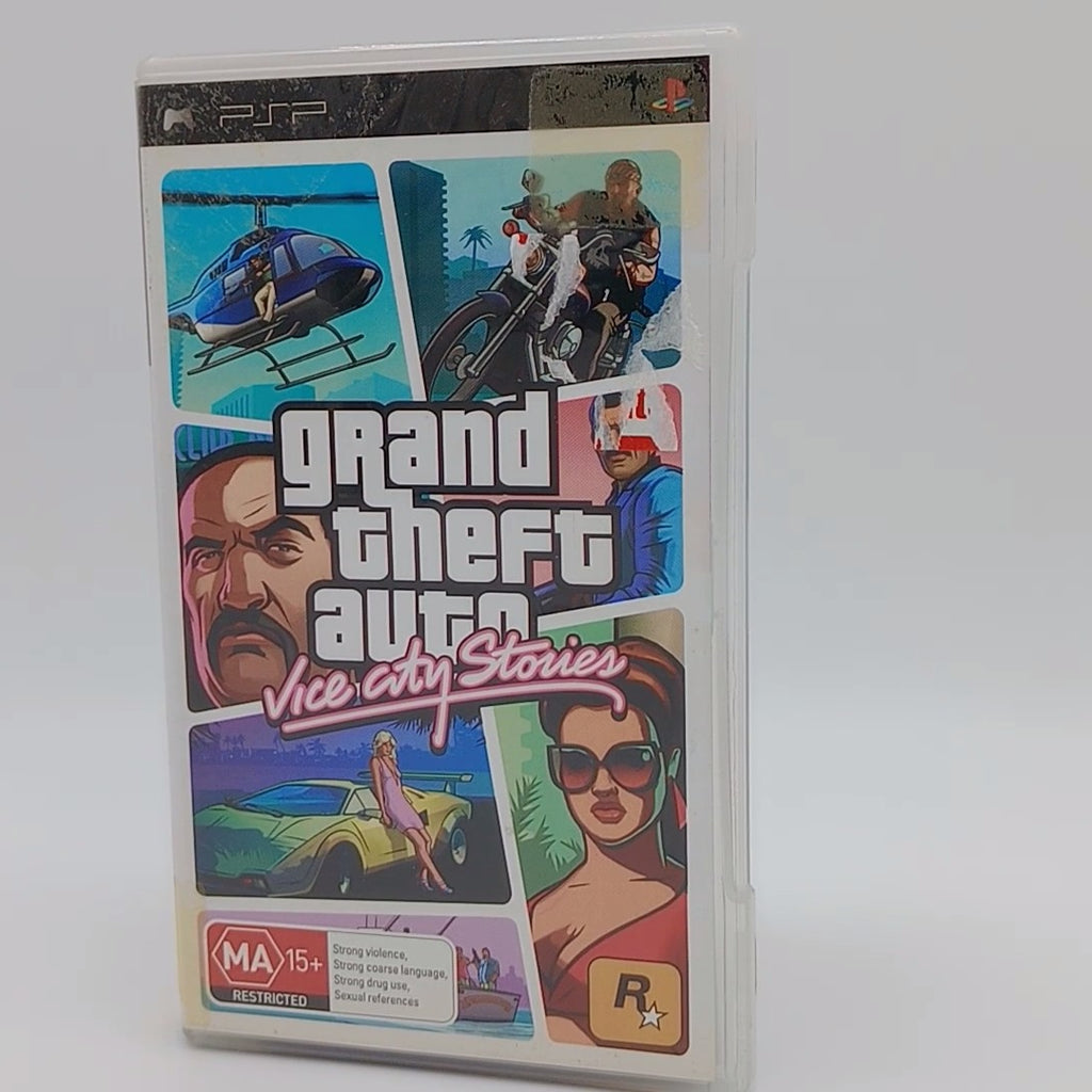 Grand Theft Auto Vice city Stories for PSP PlayStation Portable with Manual & Map CIB