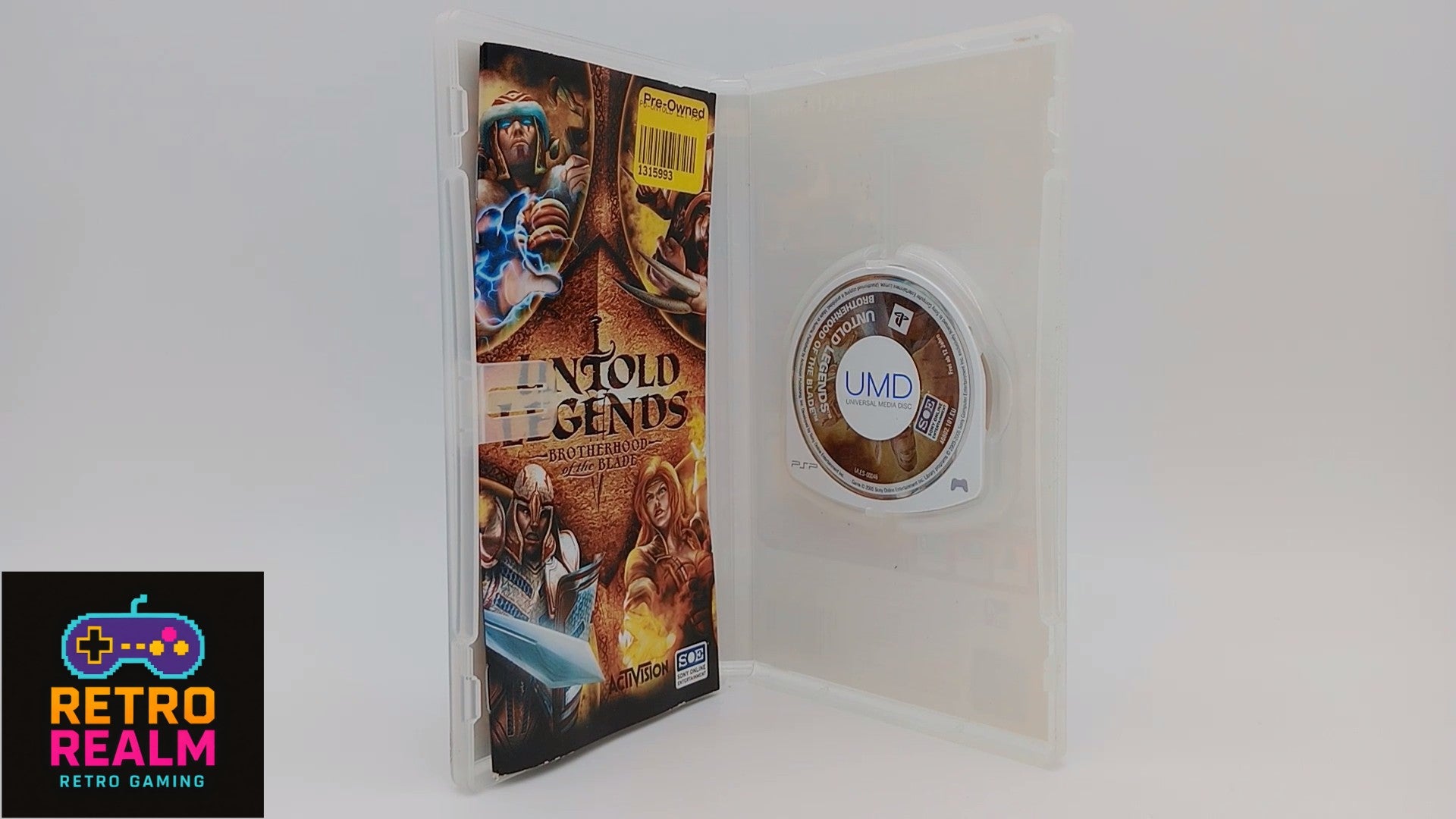 Untold Legends: Brotherhood of the Balde PSP PlayStation Portable with Manual CIB