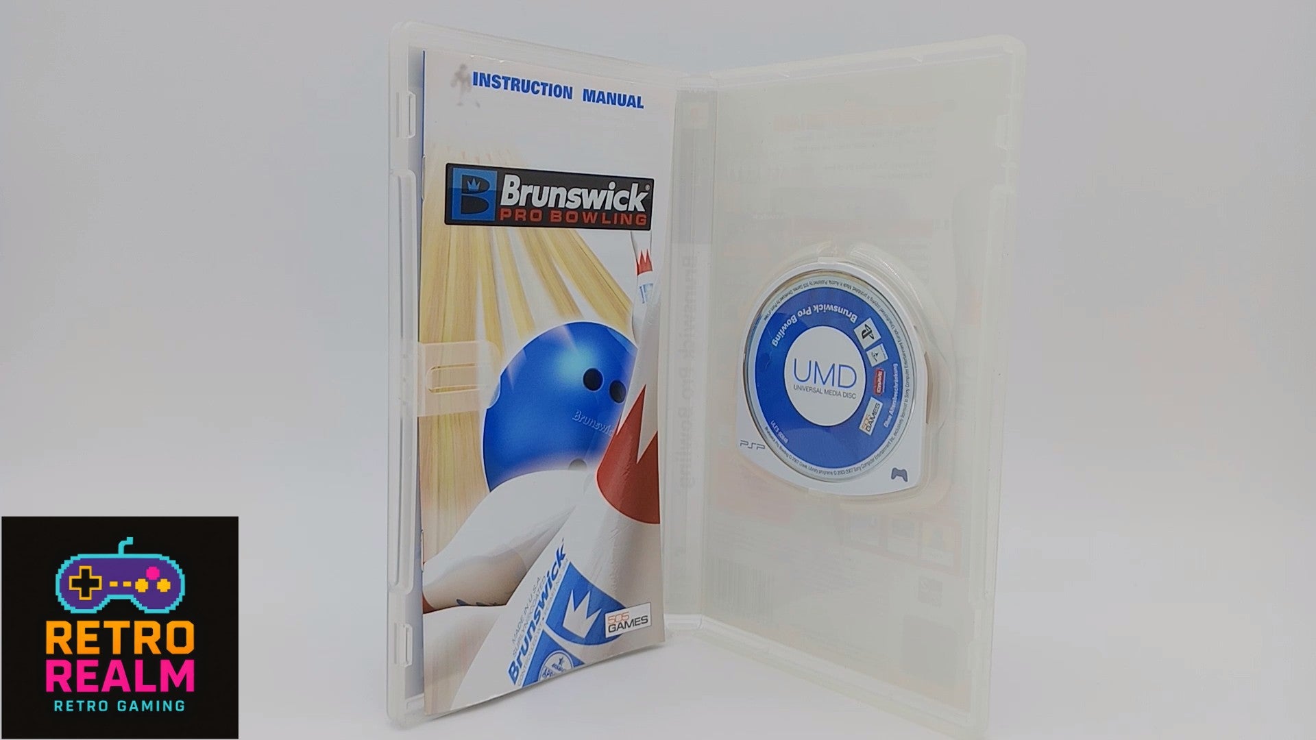 Brunswick Pro Bowling PSP PlayStation Portable with Manual CIB